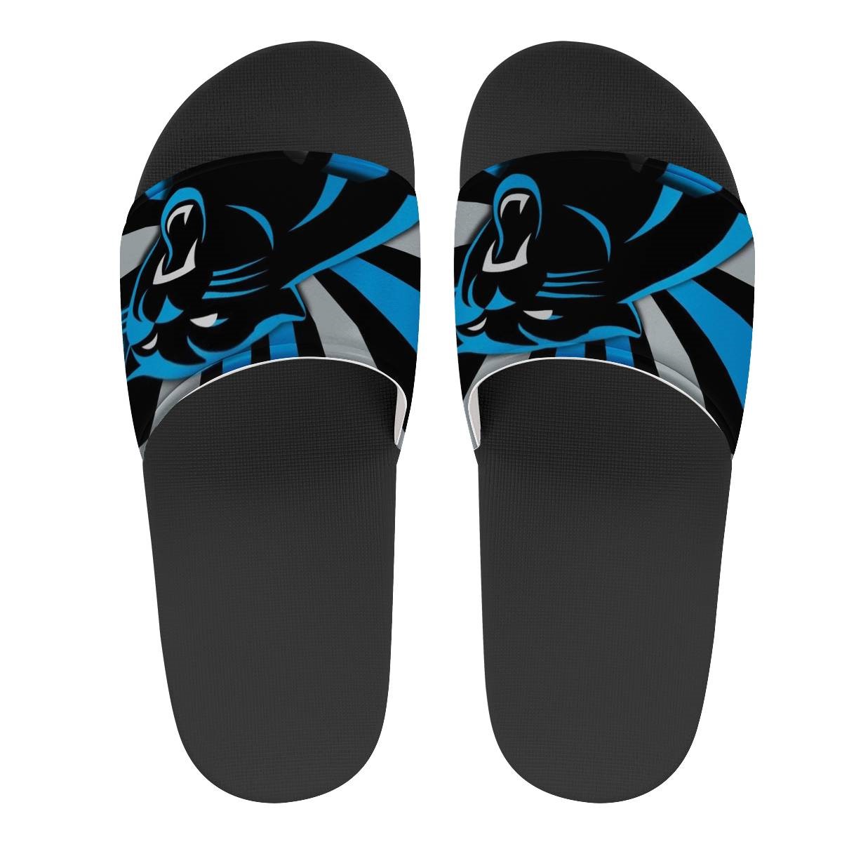 Youth Carolina Panthers Flip Flops 001